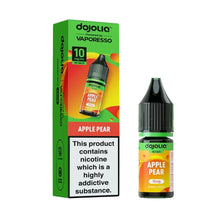 DojoLiq Apple Pear Nic Salt 10mg 10ml e-liquid by Vaporesso