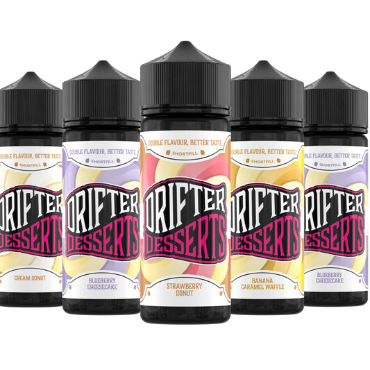 Drifter Desserts Bar Juice 100ml E-Liquid Shortfill 50/50 VG/PG Drifter