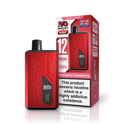 IVG Smart Max Prefilled Pod Kit – 10K Puffs - Watermelon Strawberry image