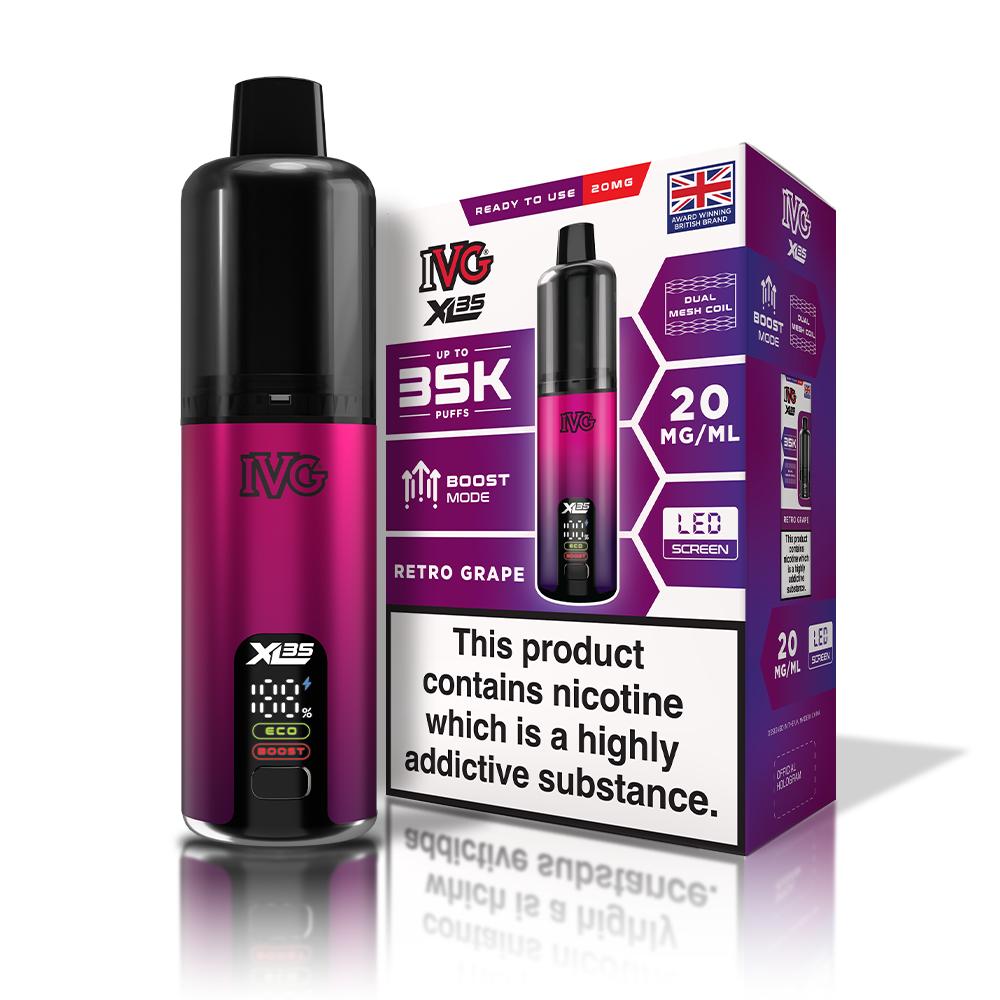IVG XL 35K Prefilled Pod Kit - Retro Grape image