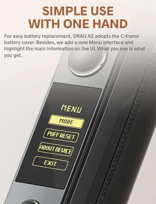 VooPoo Drag X2 Pod Vape Kit image 3