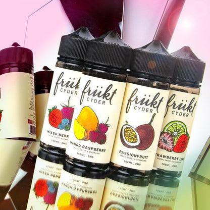 Frukt Cyder E-Liquid 100ml Shortfill  70/30 VG/PG - Peach Apricot image