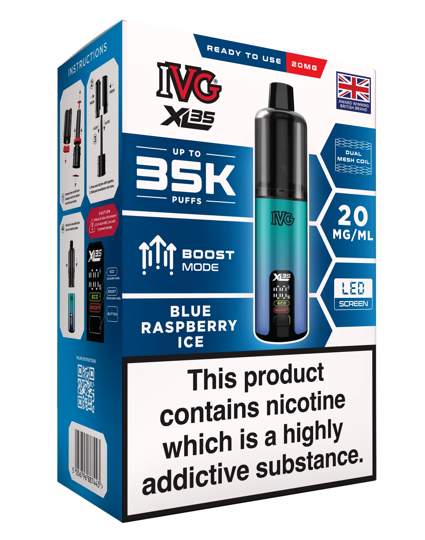 IVG XL 35K Prefilled Pod Kit IVG