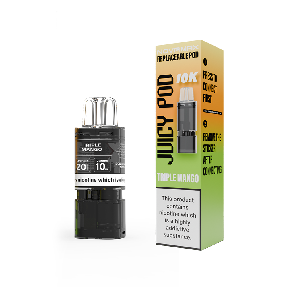 Juicy Pod NovaMax 10K Prefilled Pods - Triple Mango image