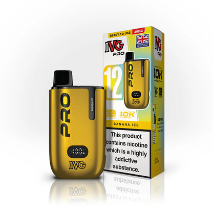 IVG Pro 10K Pod Vape Kit - Banana Ice image