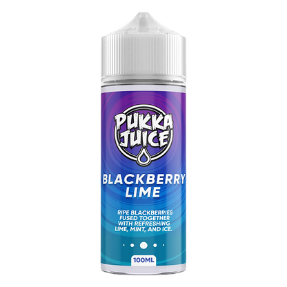 Pukka Juice 100ml E-Liquid Shortfill 70/30 VG/PG - Blackberry Lime image