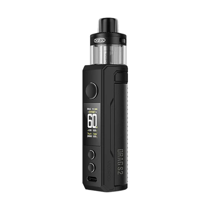 VooPoo Drag S2 Pod Vape Kit | 2500mAh - Spray Black image