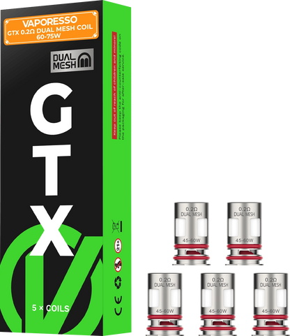 Vaporesso GTX Dual Mesh Coils 5-Pack image 0