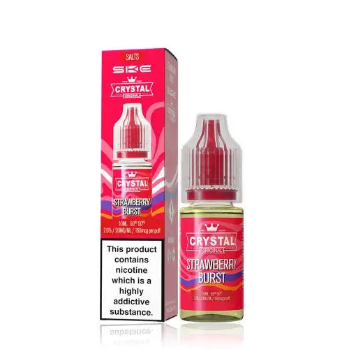 SKE Crystal Original V2 Nic Salts 10ml - 20MG - Strawberry Burst image