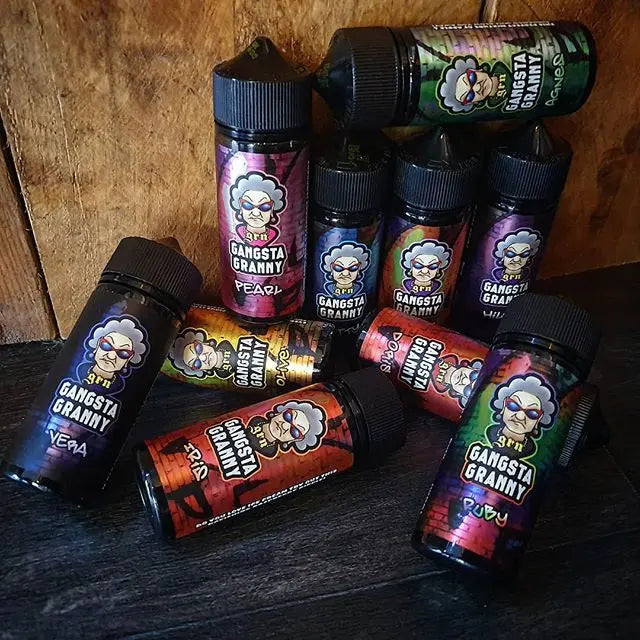 Gangsta Granny E-Liquid 100ml Shortfill | £8.99 ONLY  70/30 VG/PG - Vera image