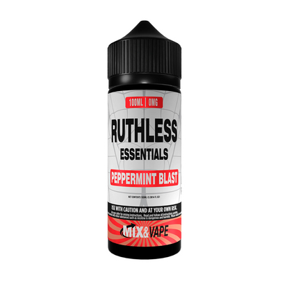 Ruthless Essentials 100ml Shortfill E-Liquid | 60VG/40PG - Peppermint Blast image