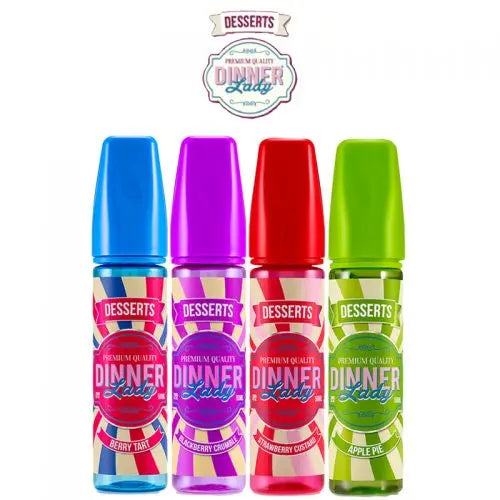 Dinner Lady 50ml Shortfill E-Liquid - Dessert Series  70/30 VG/PG image 0