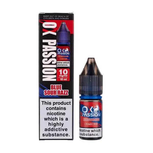 OXVA OX Passion Nic Salts 10ml - 10MG - Blue Sour Razz image