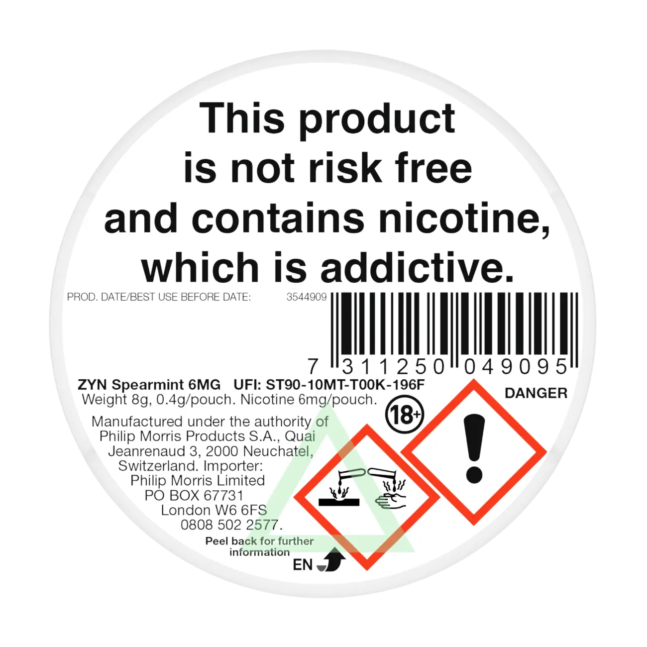 ZYN Nicotine Pouches MINI 6mg image 2