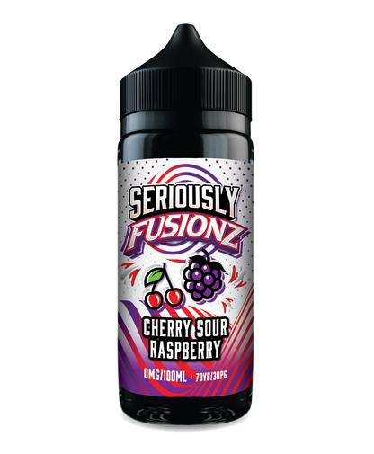 Seriously Fusionz by Doozy 100ml 70/30 VG/PG E-Liquid Shortfill - Cherry Sour Raspberry image