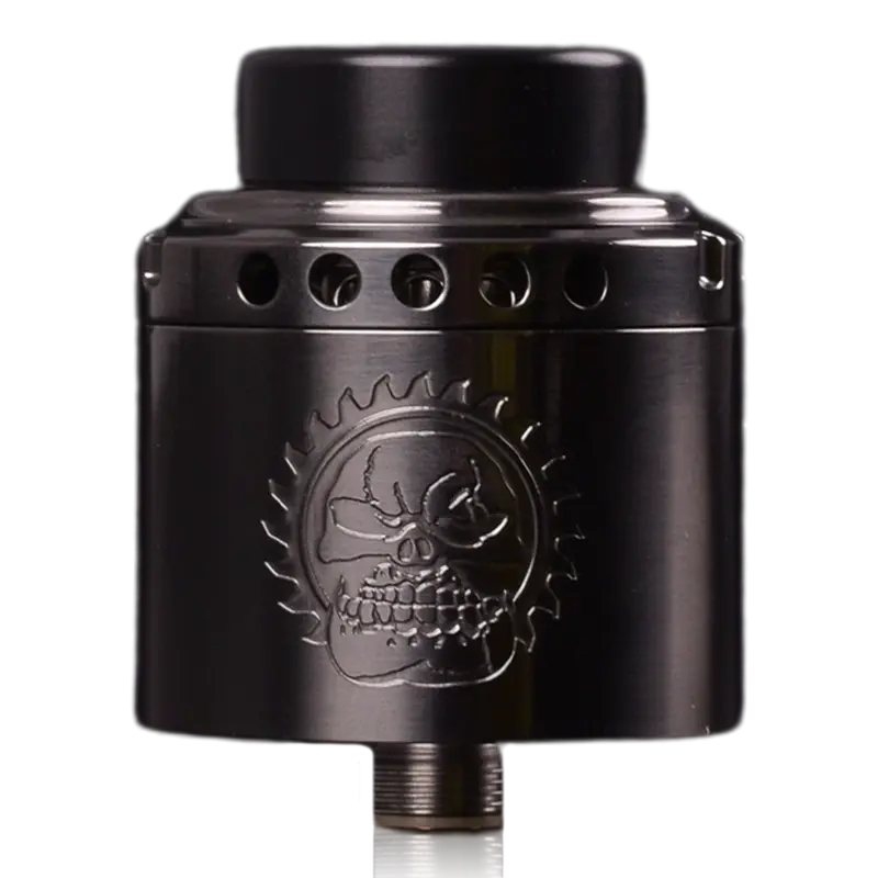 Ripsaw RDA By Suicide Mods X Bearded Viking | 28mm | 10 Hole Airflow - Gunmetal image