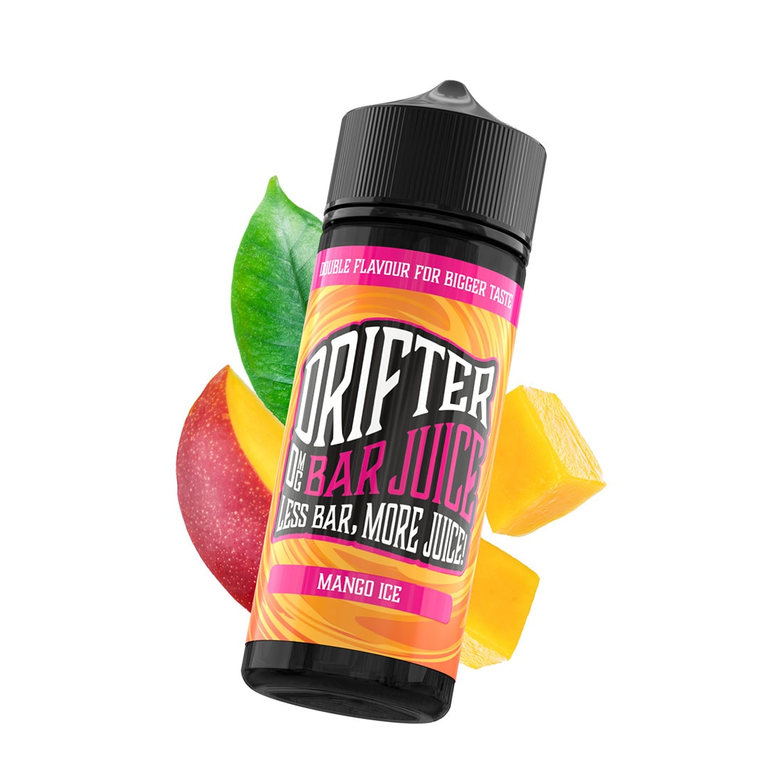 Drifter Bar Juice 100ml E-Liquid Shortfill 50/50 VG/PG - Mango Ice image