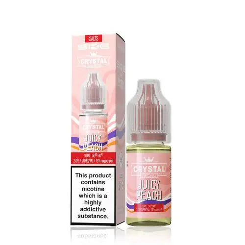 SKE Crystal Original V2 Nic Salts 10ml - 20MG - Juicy Peach image
