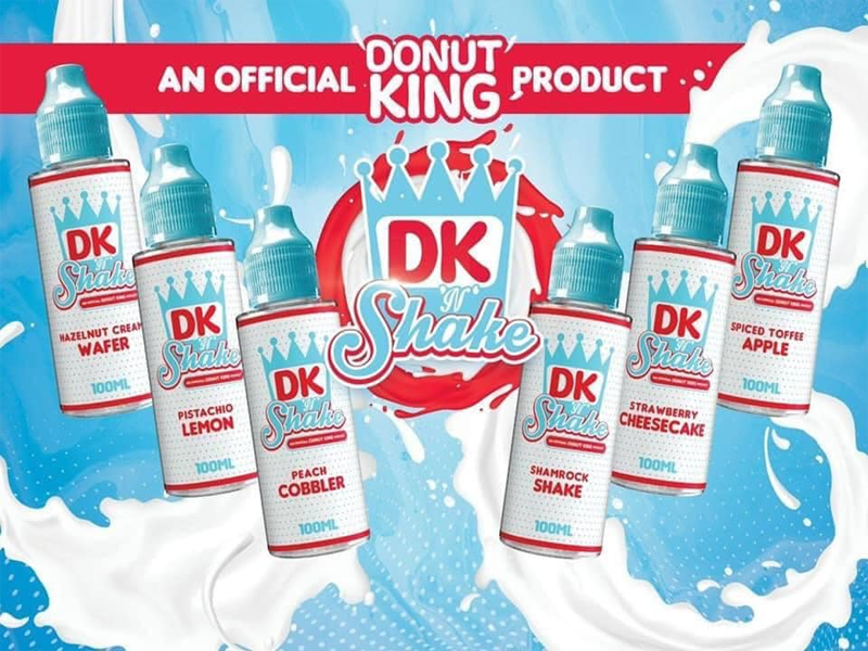 Donut King Shakes Range 100ml Shortfill  70/30 VG/PG image 1