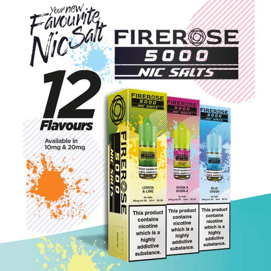 Elux Firerose 5000 Nic Salts 10ml - 20MG image 0