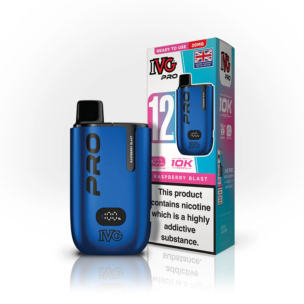 IVG Pro 10K Pod Vape Kit - raspberry-blast image