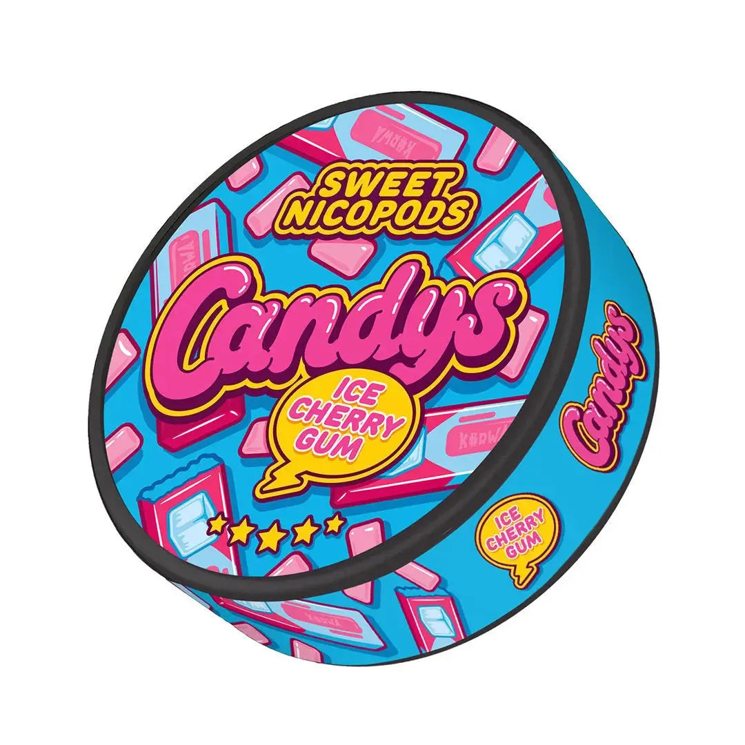 CANDY'S Sweet Nicopods 32mg (Extra Strong) 20pcs/pack - Ice Cherry Gum image