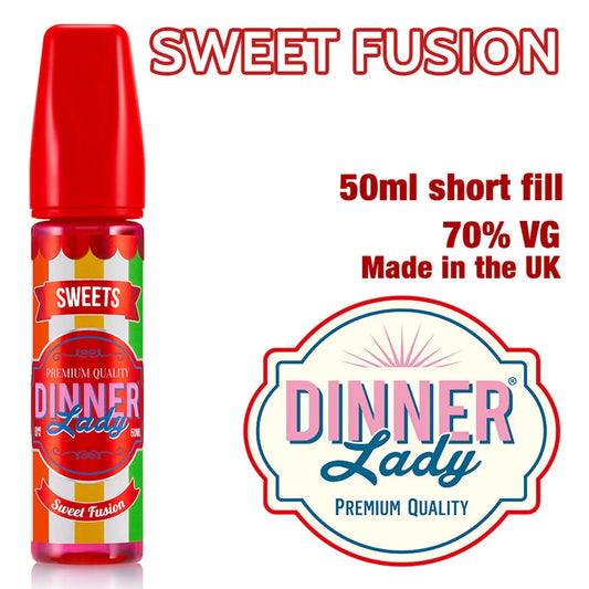 Dinner Lady 50ml Shortfill E-Liquid - Sweet Series  70/30 VG/PG image 1