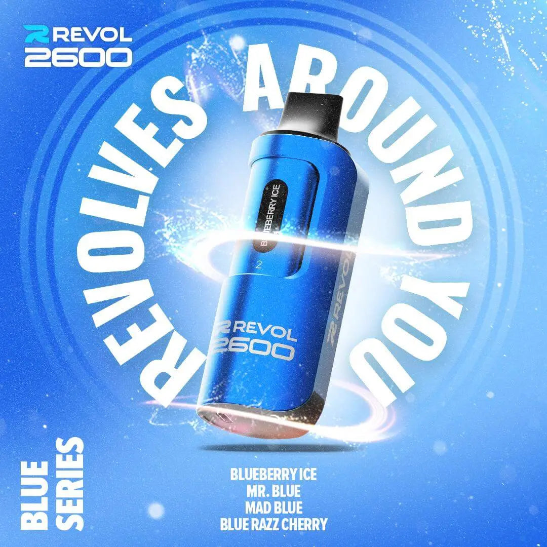 Revol 2600 Puffs | 4 In 1 Series Pod Kit | 1800mAh 20MG Revol 2600