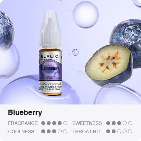 ELFLIQ Nic Salts by Elf Bar 10ml - 20MG - Blueberry image