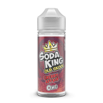 Soda King Old Skool 100ml E-Liquid Shortfill  70/30 VG/PG - Cherry Affair image