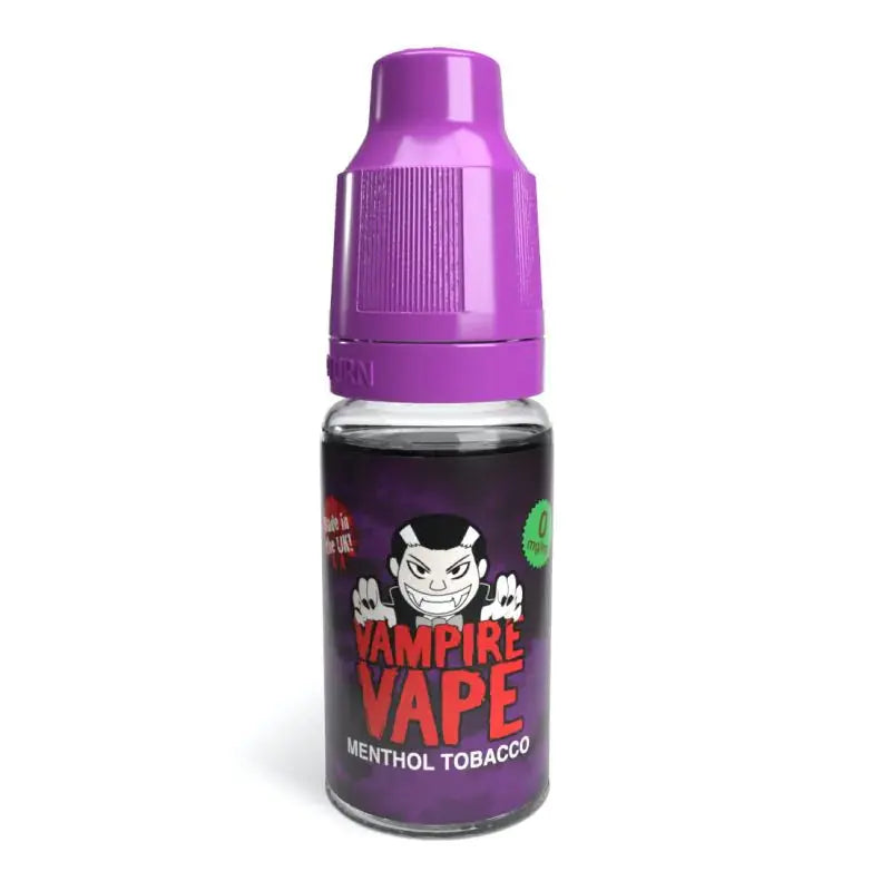 Vampire Vapes 10ml | 6MG | 40VG/60PG | 70+ Flavors - Menthol Tobacco image