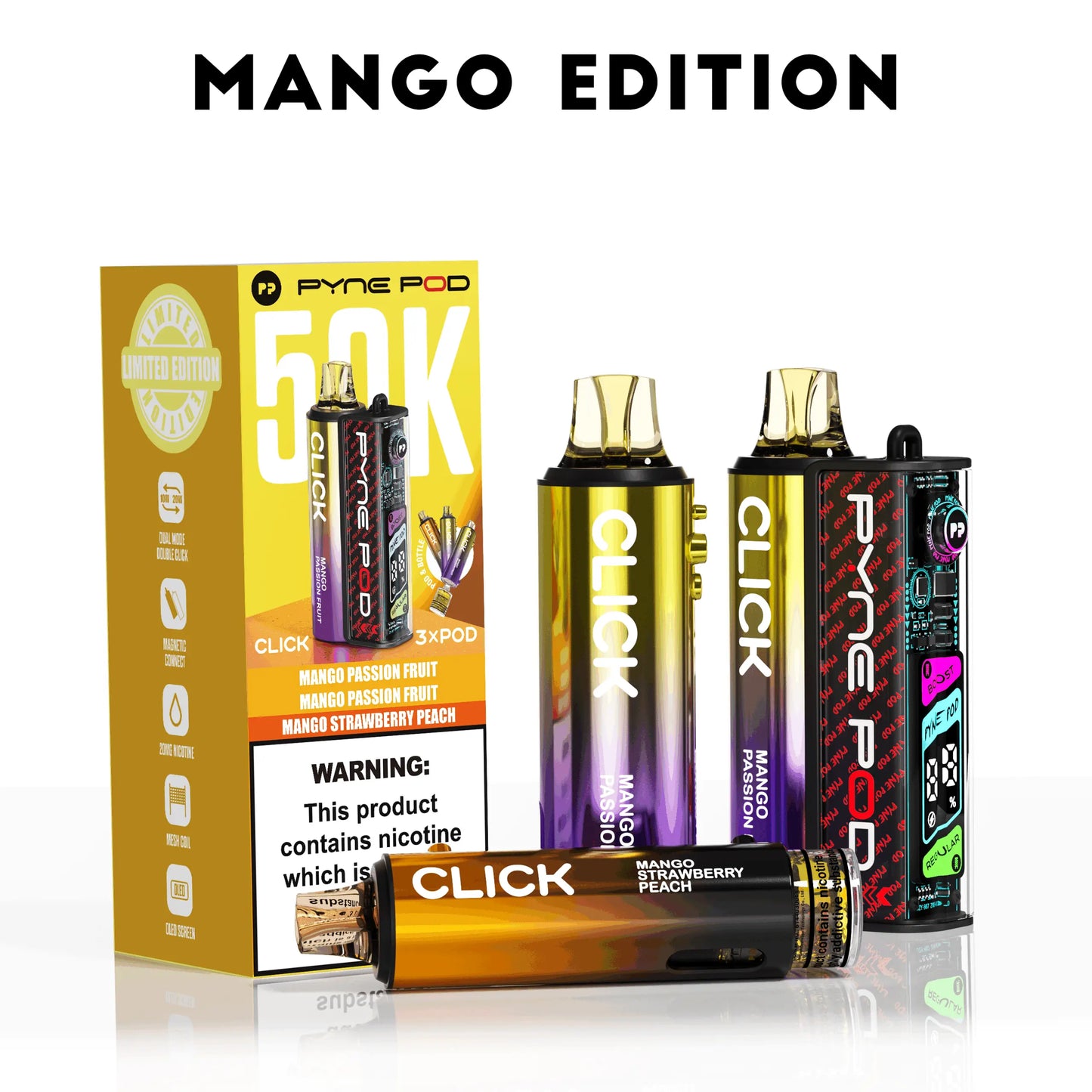 Pyne Pod Click 50K Prefilled Pod Kit Pyne Pod