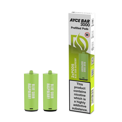 Dovpo Ayce Bar 3000 Prefilled Pods | 20mg 2pcs/pack - Blue Sour Raspberry image
