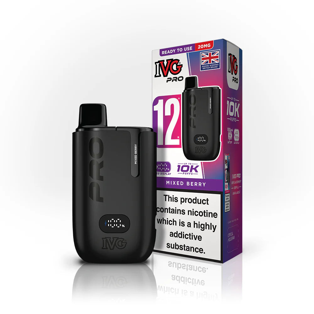 IVG Pro 10K Pod Vape Kit - mixed-berry image