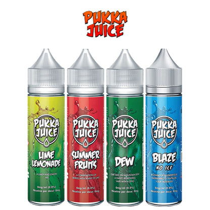 Pukka E Liquid 50ml Shortfill  70/30 VG/PG image 0