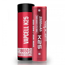 Vapcell K25 18650 2500mAh Battery image 0