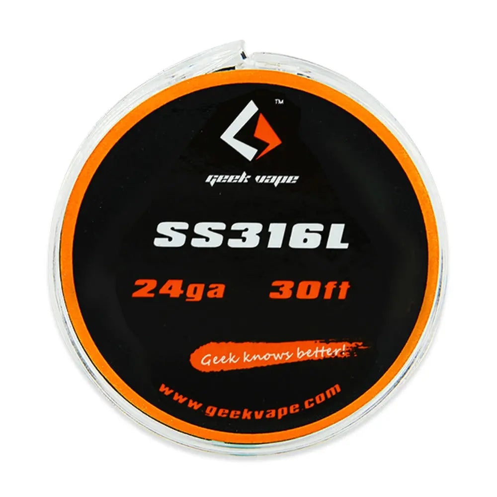 GeekVape Atomizer DIY Tape Wire (SS316L) 30ft SS316 24GA image 0
