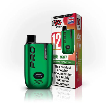 IVG Pro 10K Pod Vape Kit 20mg Kiwi Passionfruit Guava