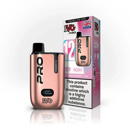 IVG Pro 10K Pod Vape Kit 20mg Strawberry Ice