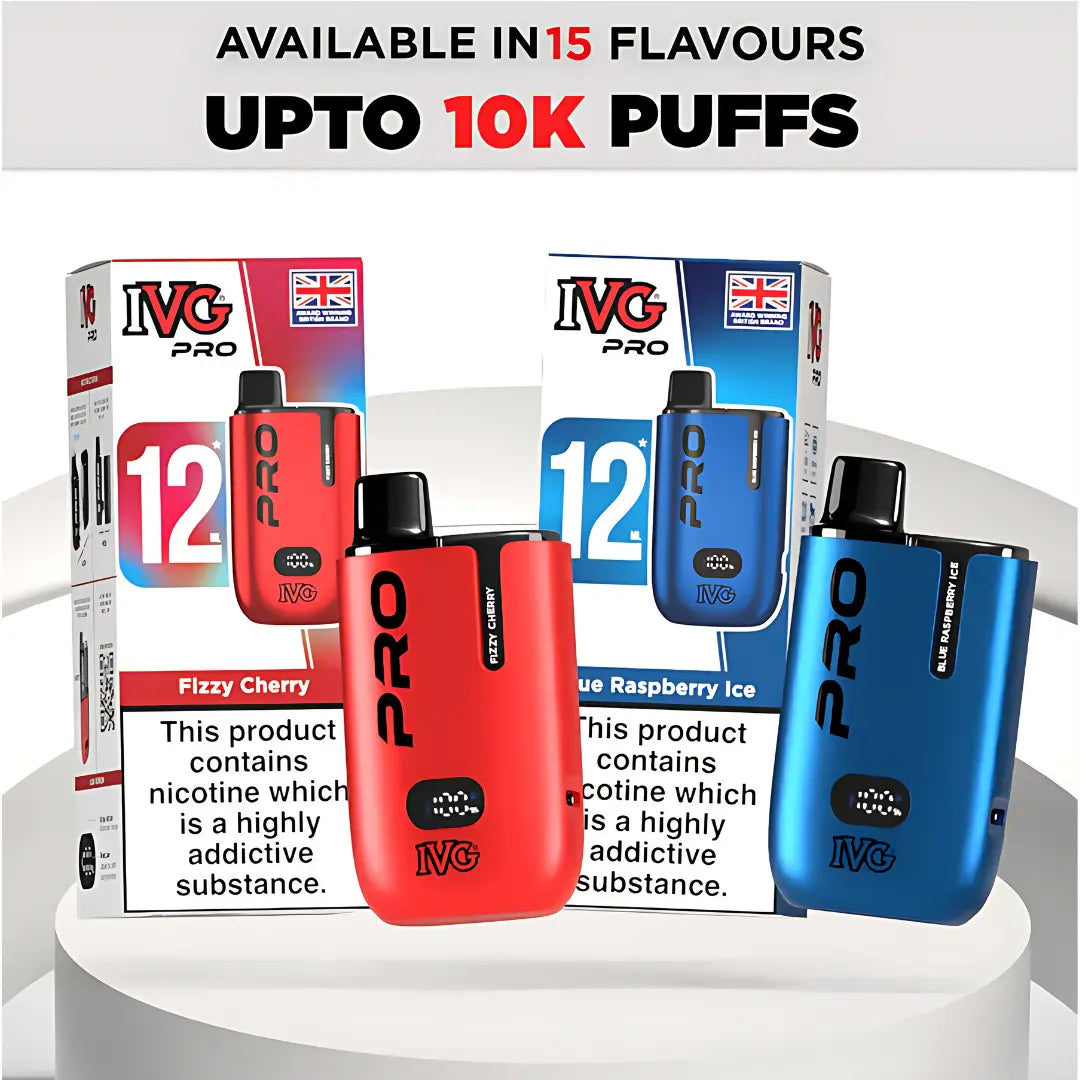 IVG Pro 10K Pro 12 Pod Vape Kit 20mg 10000 puffs