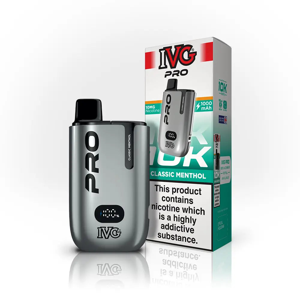 IVG Pro 12 Kit 10mg | 10,000 Puffs Prefilled Pod Vape