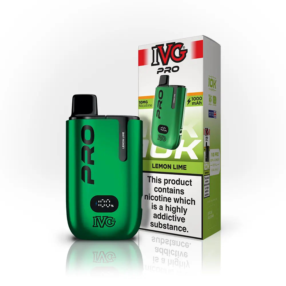 IVG Pro 12 Kit 10mg | 10,000 Puffs Prefilled Pod Vape