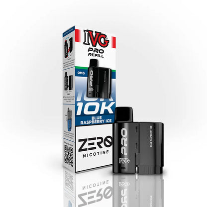 IVG Pro 12 Refill Pods 0mg Blue Raspberry Ice zero nicotine pod refill