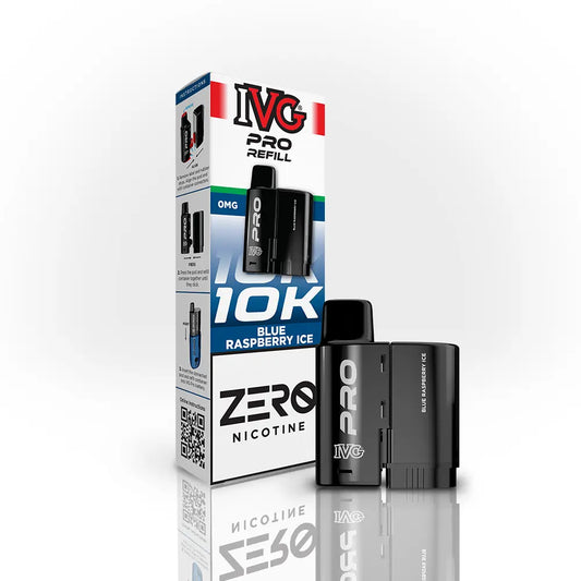 IVG Pro 12 Refill Pods 0mg Blue Raspberry Ice zero nicotine pod refill