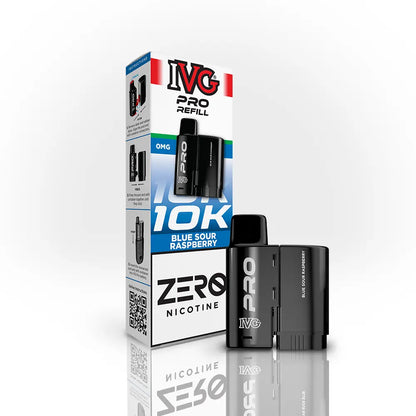 IVG Pro 12 Refill Pods 0mg Blue Sour Raspberry zero nicotine pod refill
