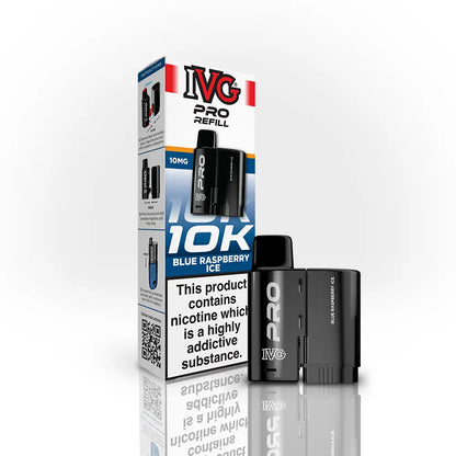 IVG Pro 12 Refill Pods 10mg Blue Raspberry Ice prefilled pod refill