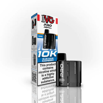 IVG Pro 12 Refill Pods 10mg Blue Sour Raspberry prefilled pod refill