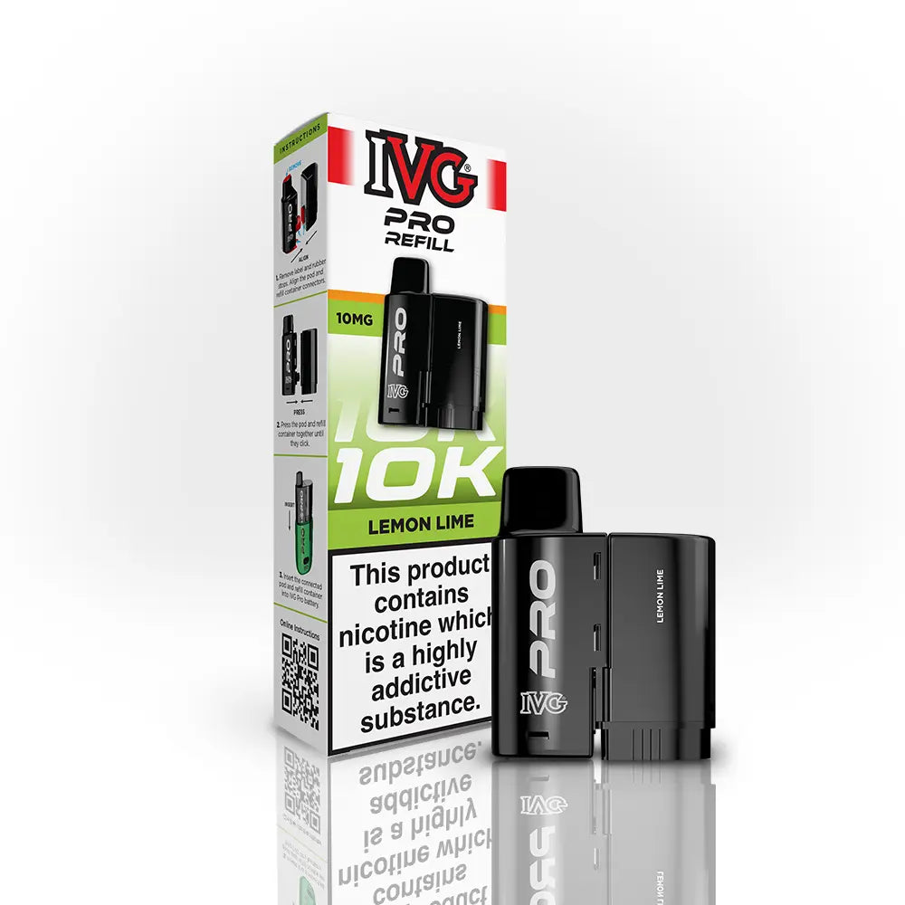 IVG Pro 12 Refill Pods 10mg | 2ml + 10ml | 10,000 Puffs