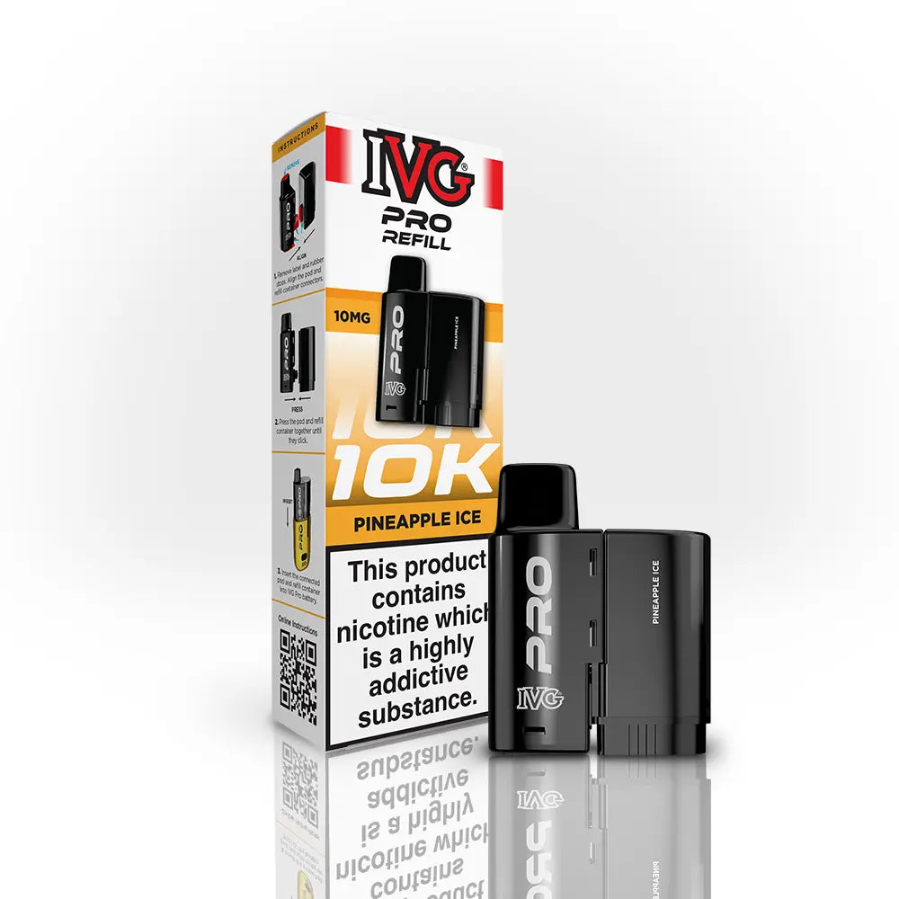 IVG Pro 12 Refill Pods 10mg Pineapple Ice prefilled pod refill