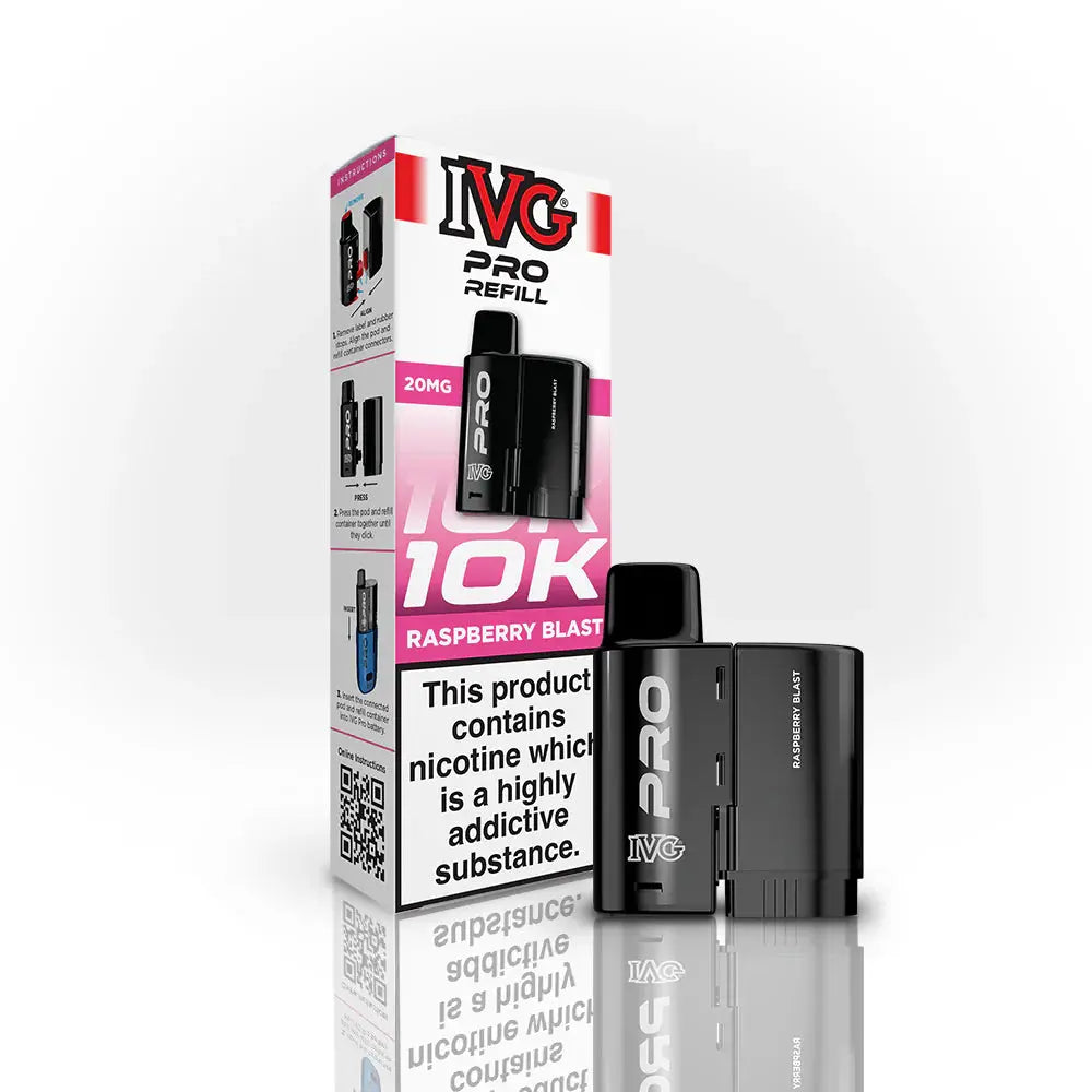 IVG Pro 12 Refill Pods 10mg | 2ml + 10ml | 10,000 Puffs